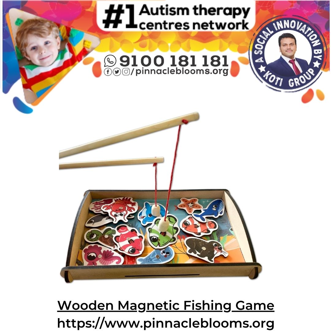 Wooden Magnetic Fishing Game