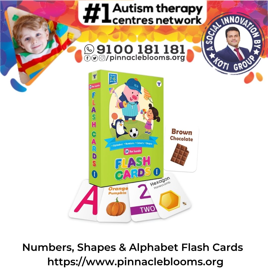 Numbers, Shapes & Alphabet Flash Cards (64 Cards)