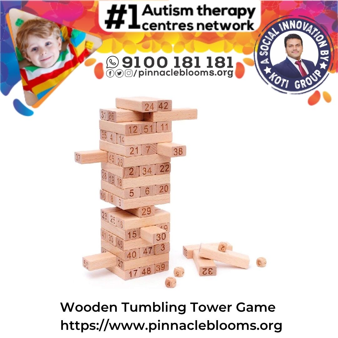 Wooden Tumbling Tower Game (54 Pieces)