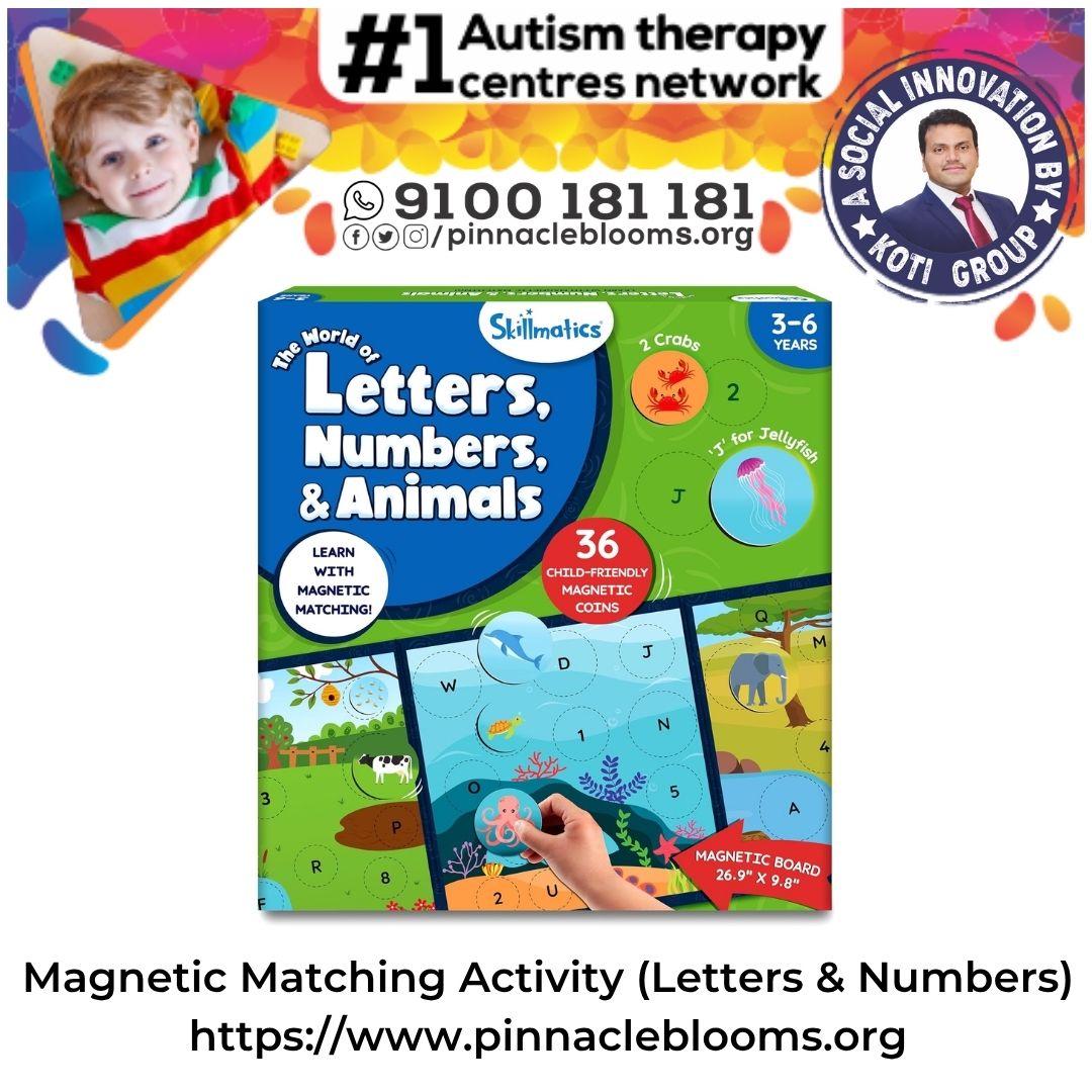 Magnetic Matching Activity (Letters & Numbers)