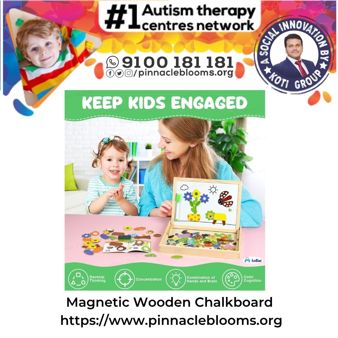 Magnetic Wooden Chalkboard