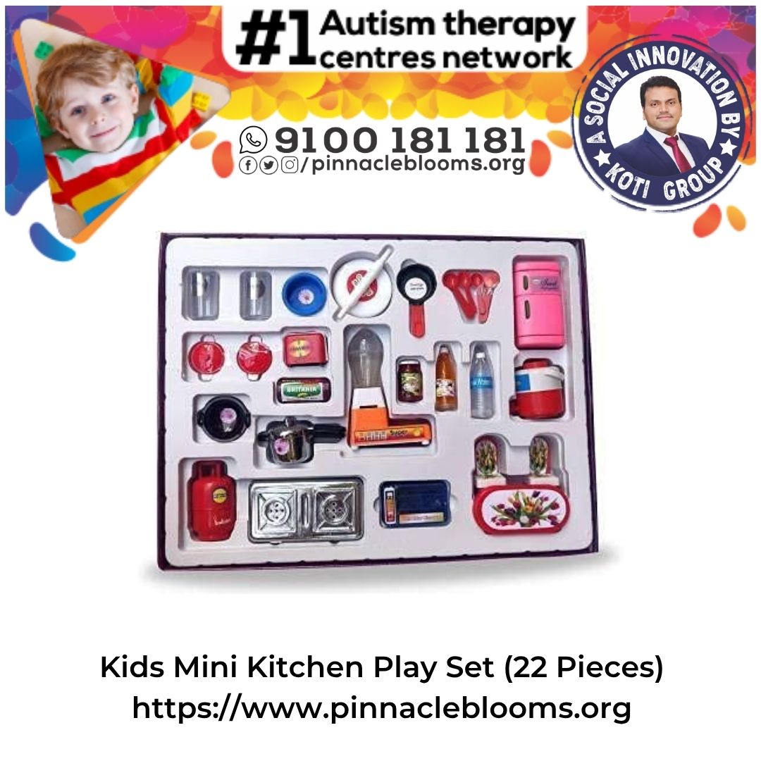 Kids Mini Kitchen Play Set (22 Pieces)