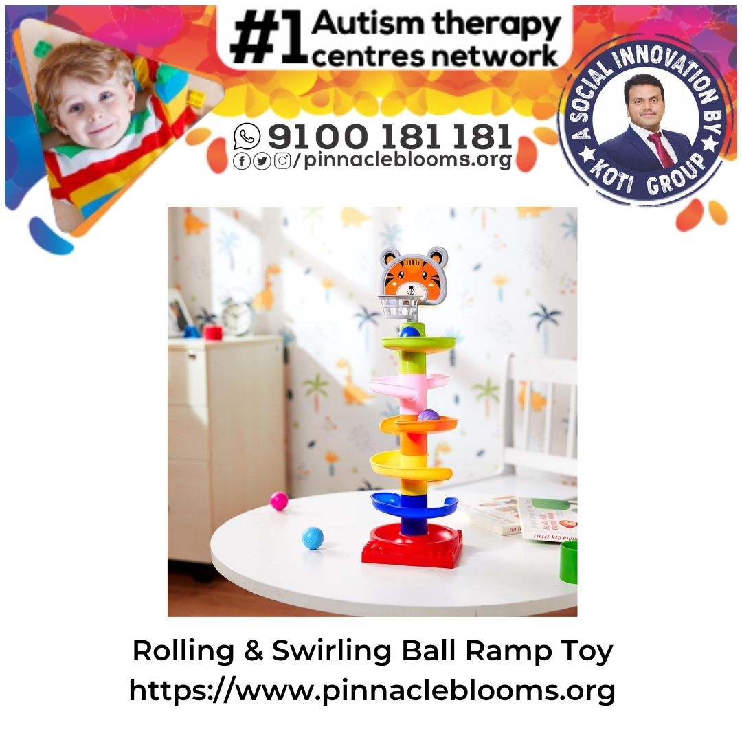 Rolling & Swirling Ball Ramp Toy