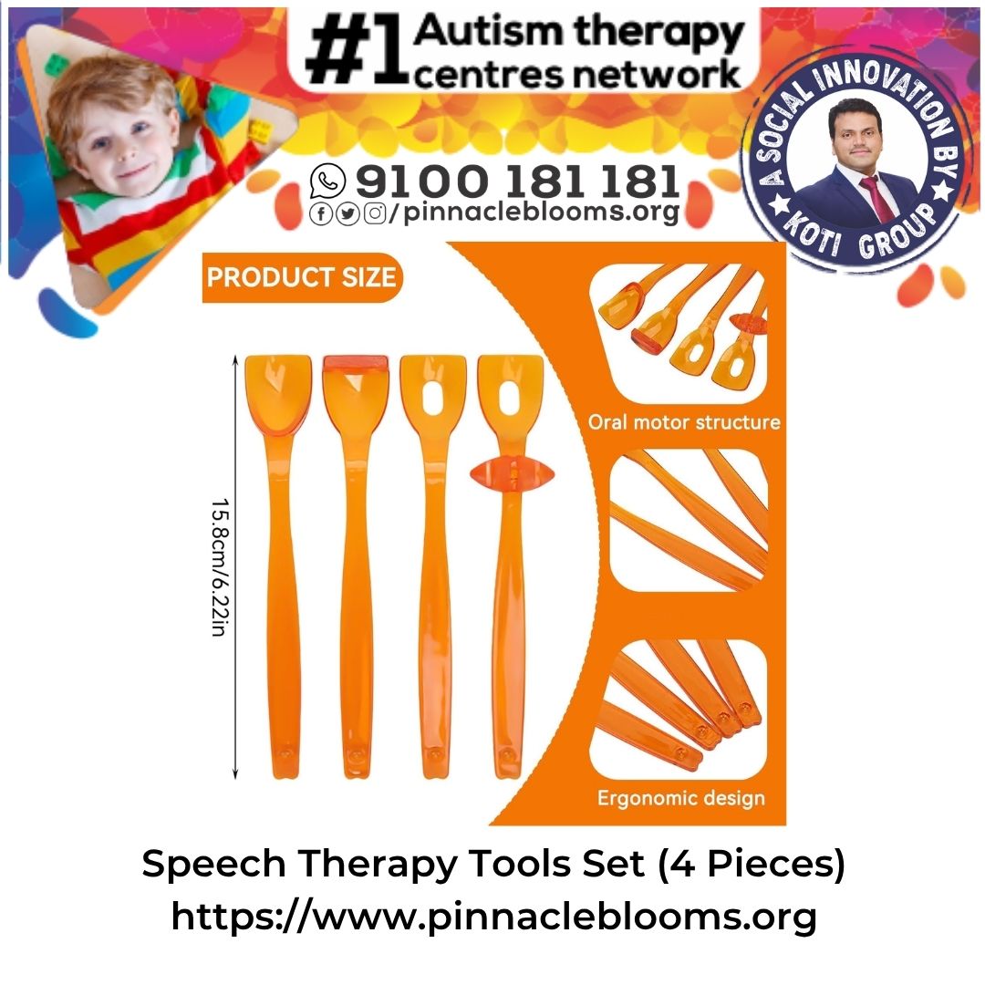 Speech Therapy Tools Set (4 Pieces)