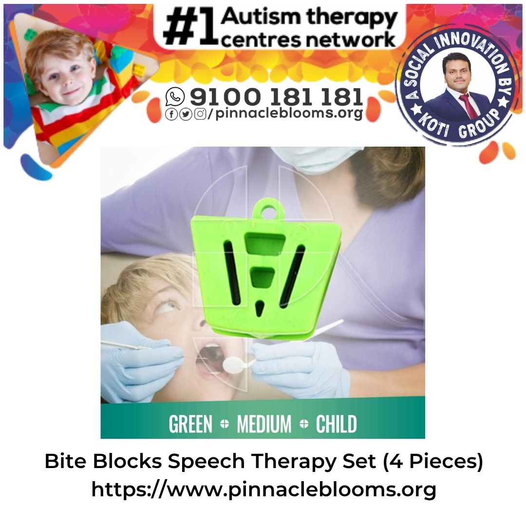 Bite Blocks Speech Therapy Set (4 Pieces)