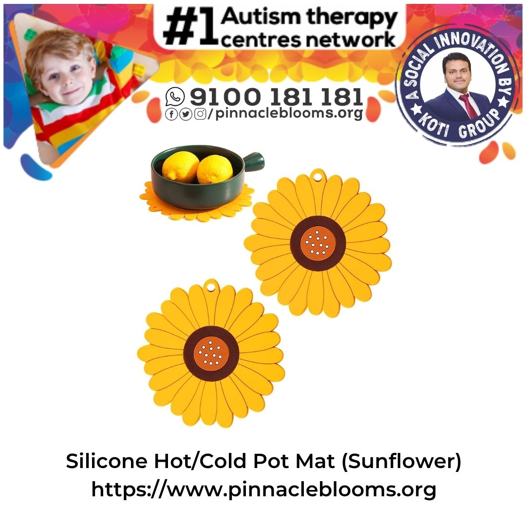 Silicone Hot/Cold Pot Mat (Sunflower)