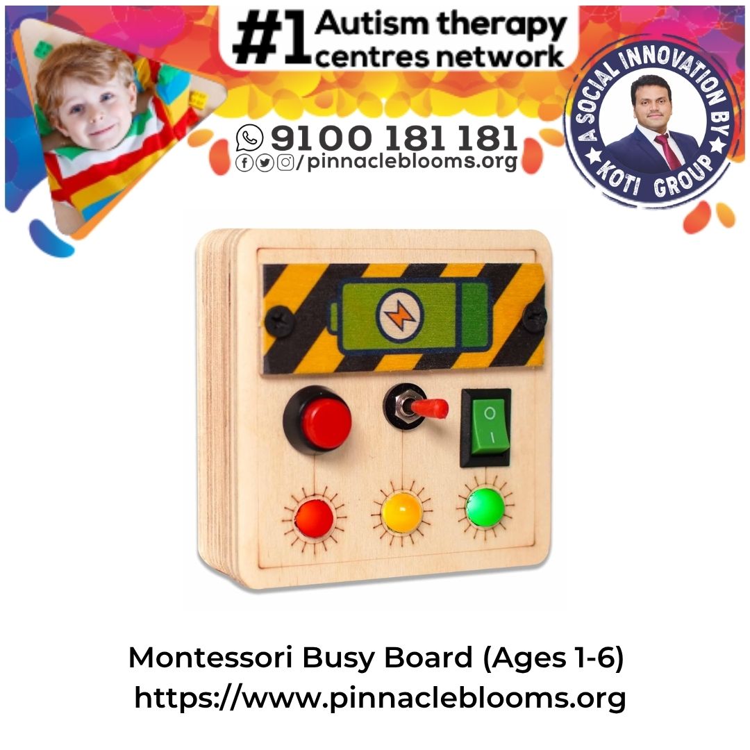 Montessori Busy Board (Ages 1-6)