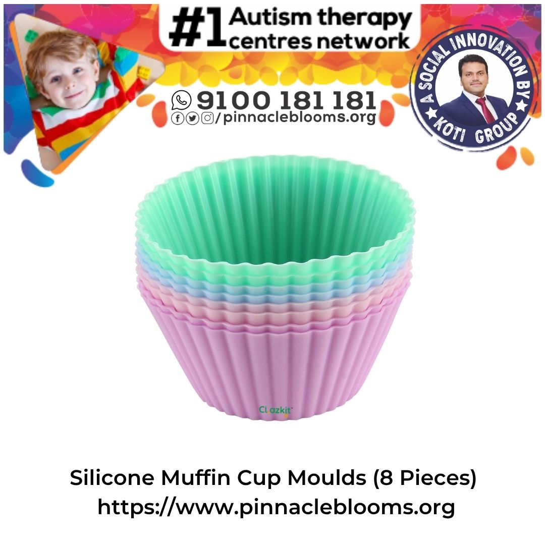 Silicone Muffin Cup Moulds (8 Pieces)