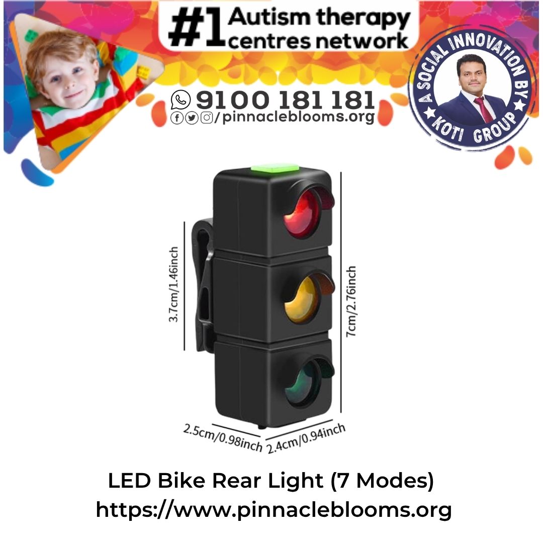 LED Bike Rear Light (7 Modes)