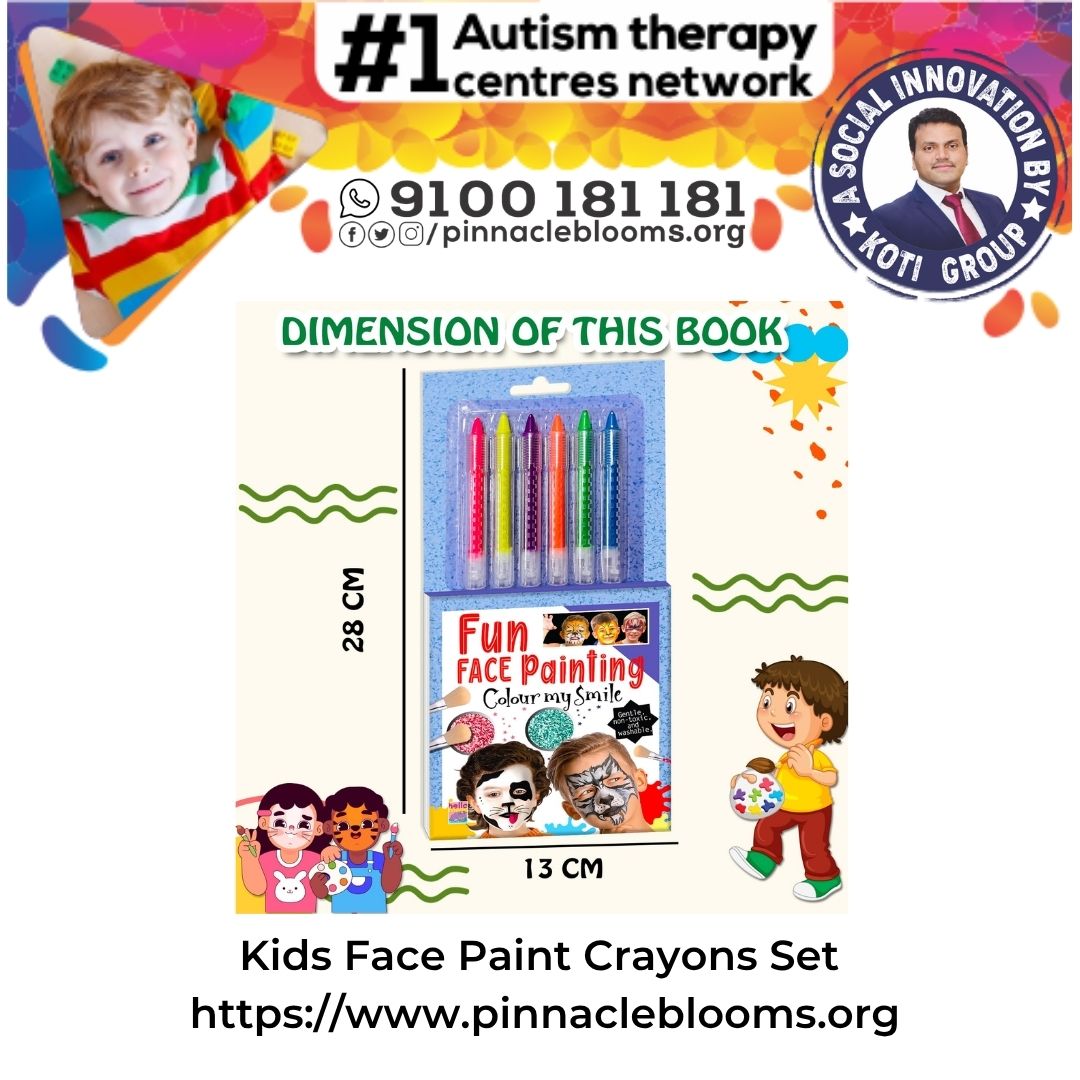 Kids Face Paint Crayons Set