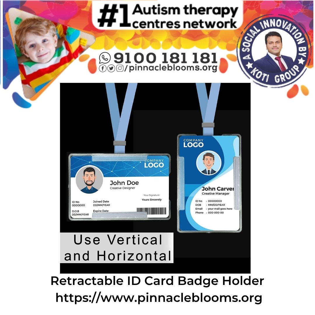 Retractable ID Card Badge Holder