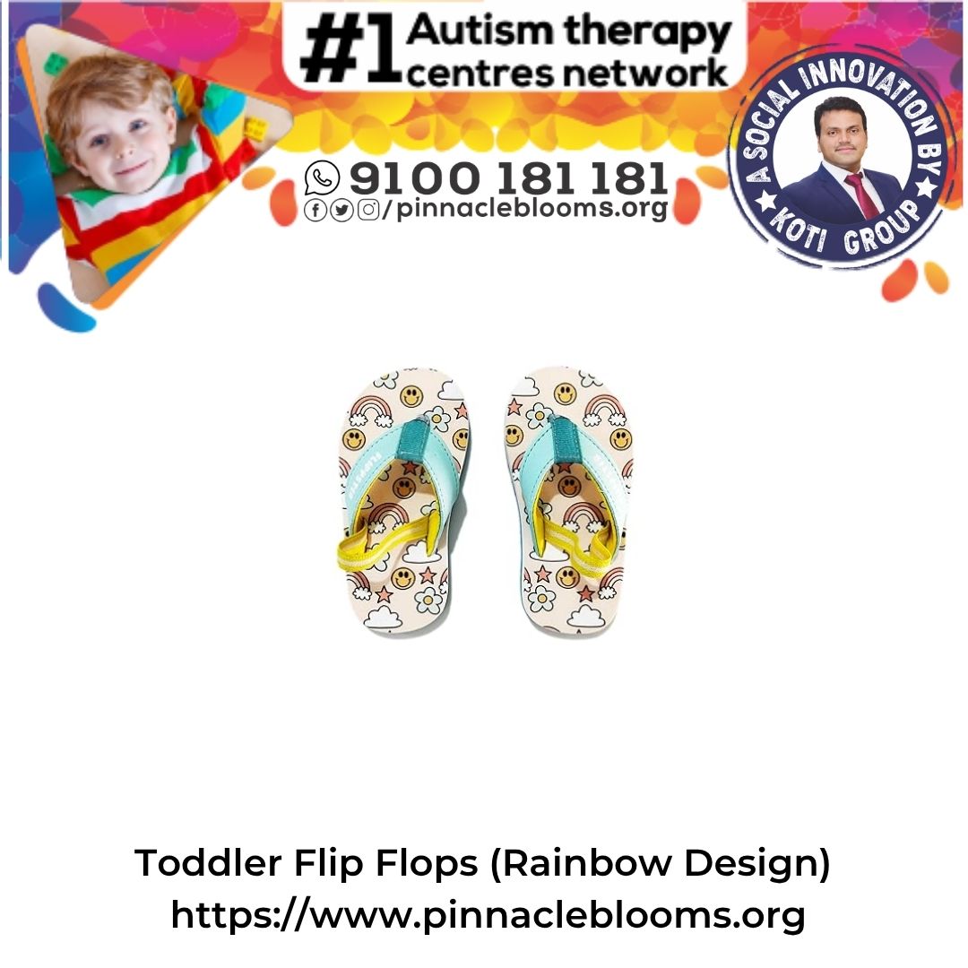 Toddler Flip Flops (Rainbow Design)