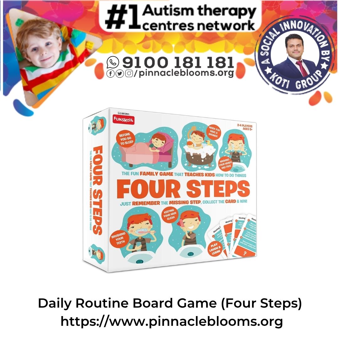 Daily Routine Board Game (Four Steps)