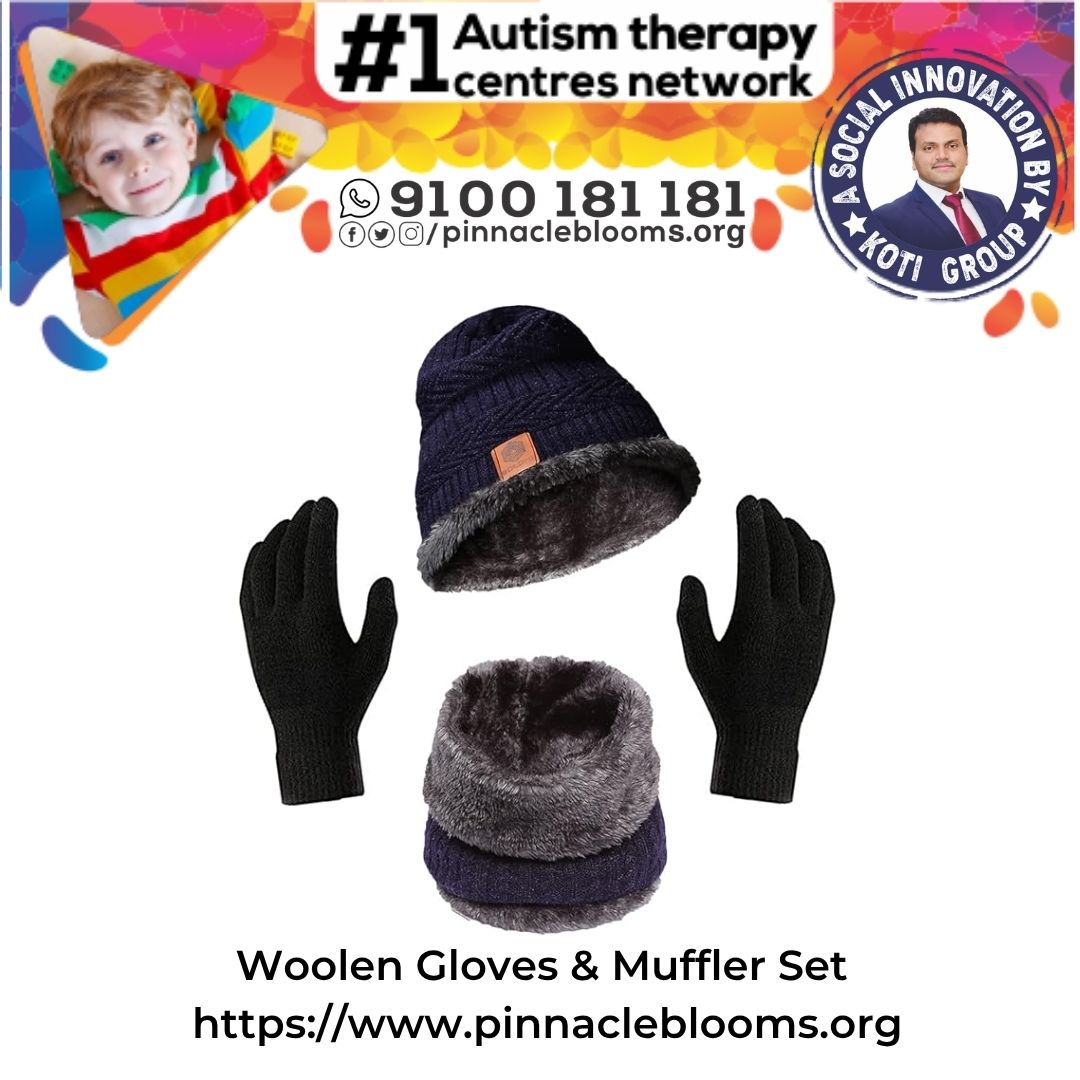 Woolen Gloves & Muffler Set