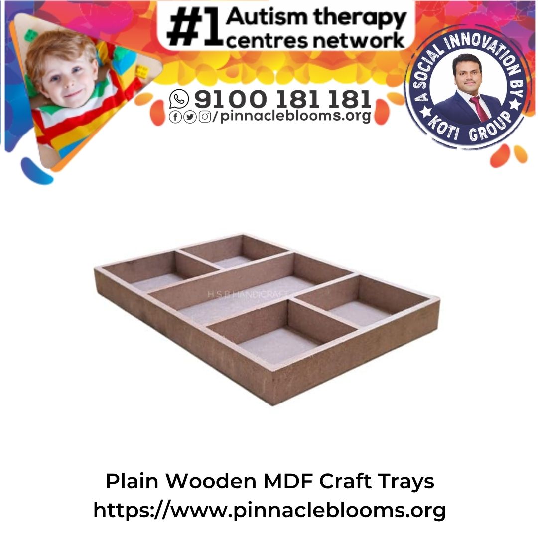 Plain Wooden MDF Craft Trays
