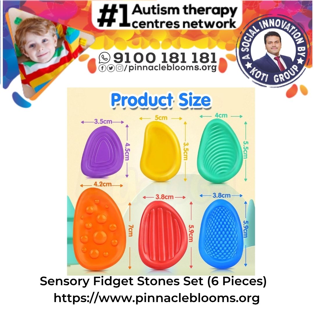 Sensory Fidget Stones Set (6 Pieces)