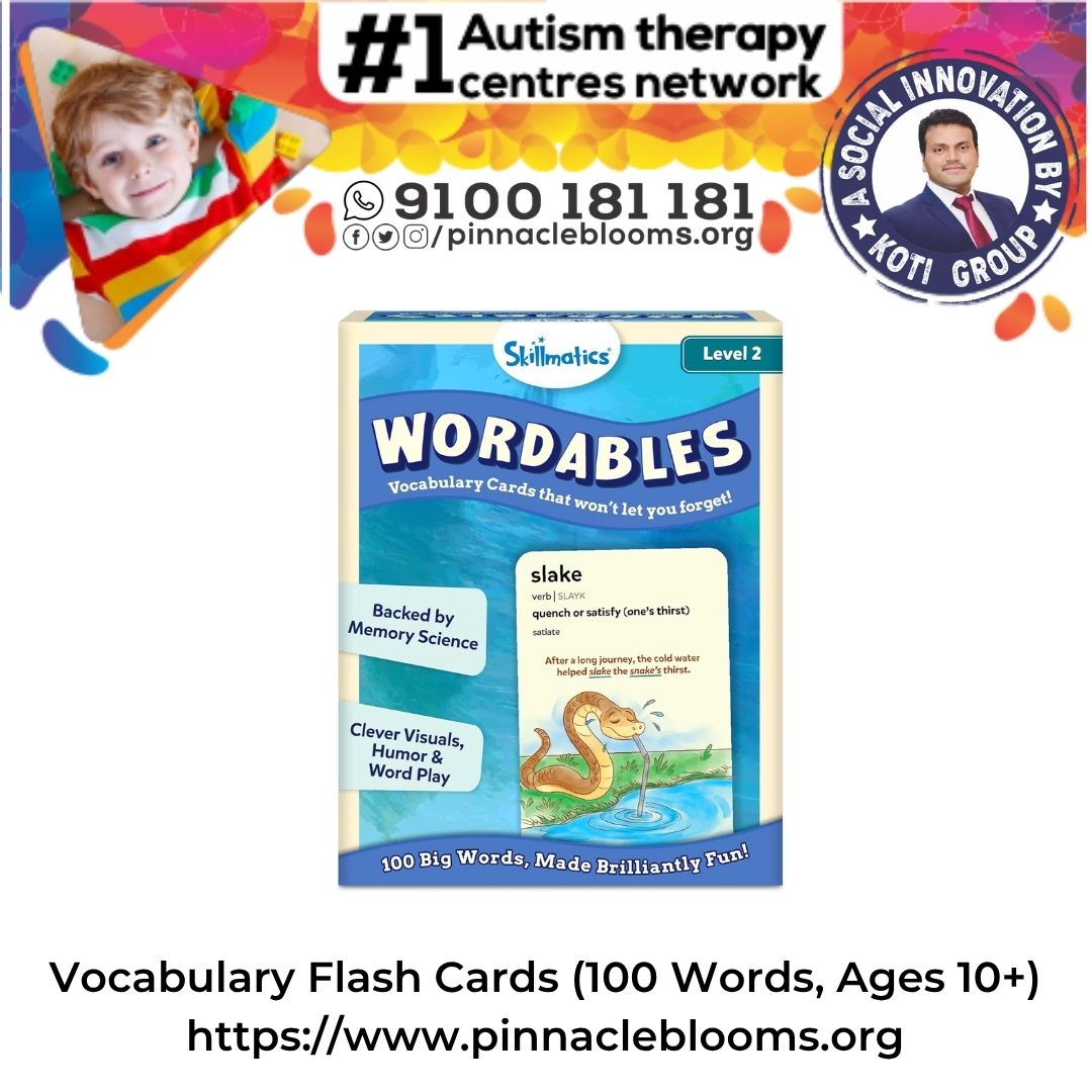 Vocabulary Flash Cards (100 Words, Ages 10+)