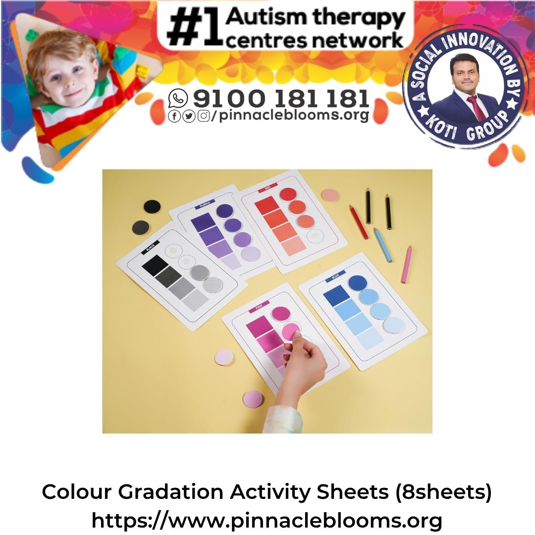 Colour Gradation Activity Sheets (8 Sheets)