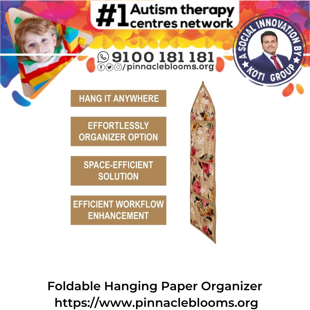 Foldable Hanging Paper Organizer