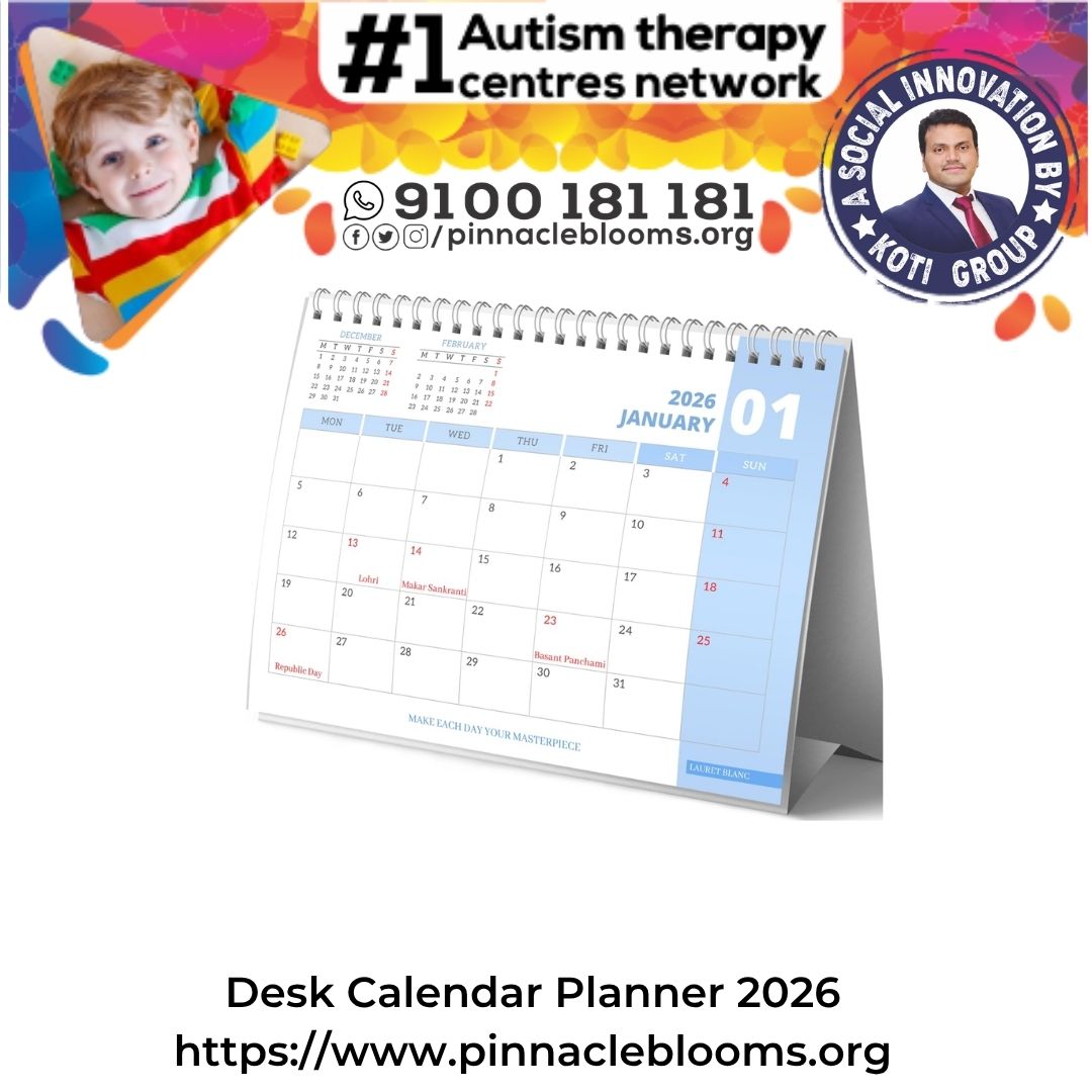 Desk Calendar Planner 2026