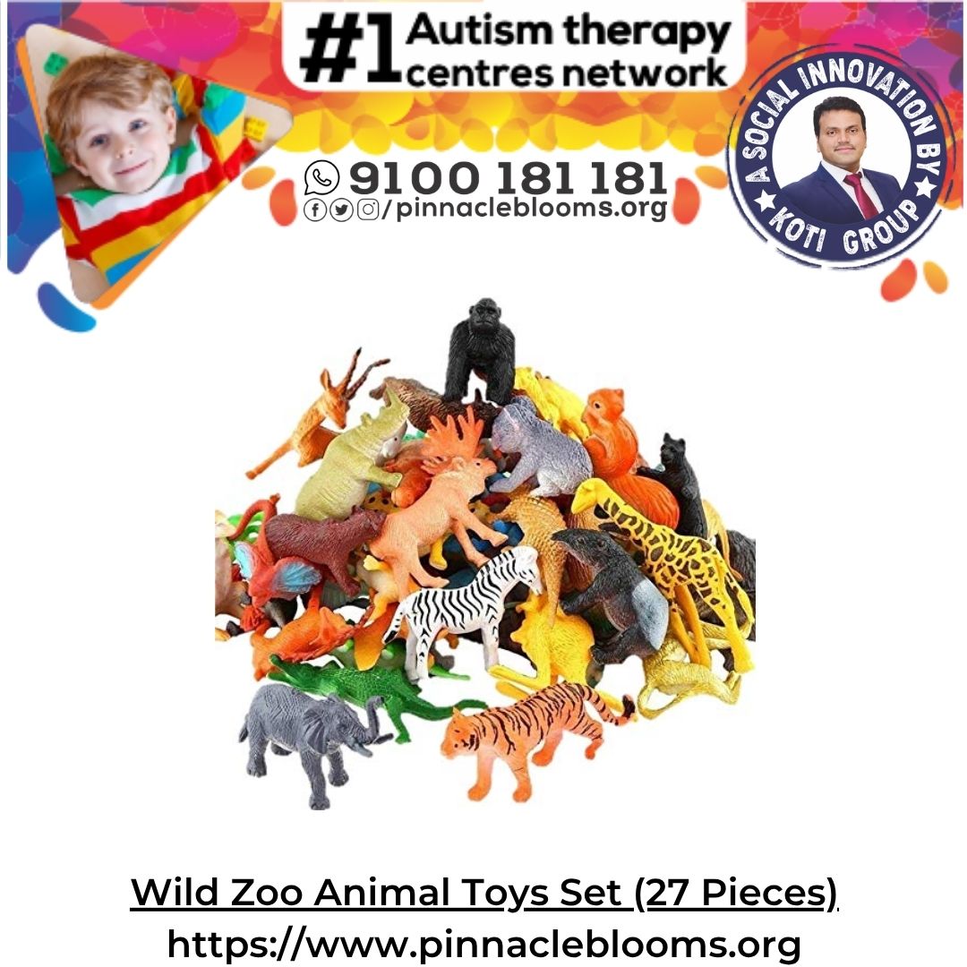 Wild Zoo Animal Toys Set (27 Pieces)