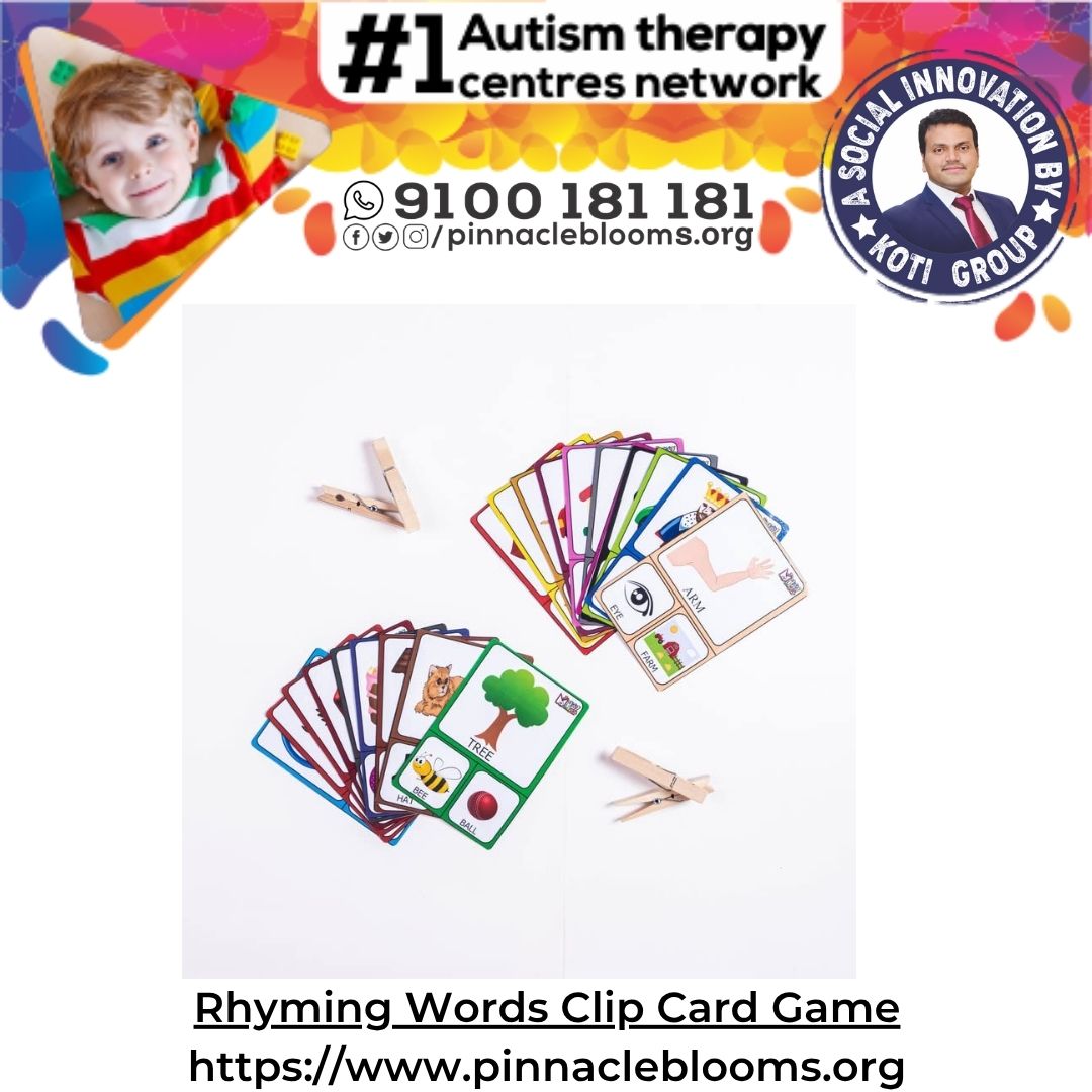 Rhyming Words Clip Card Game