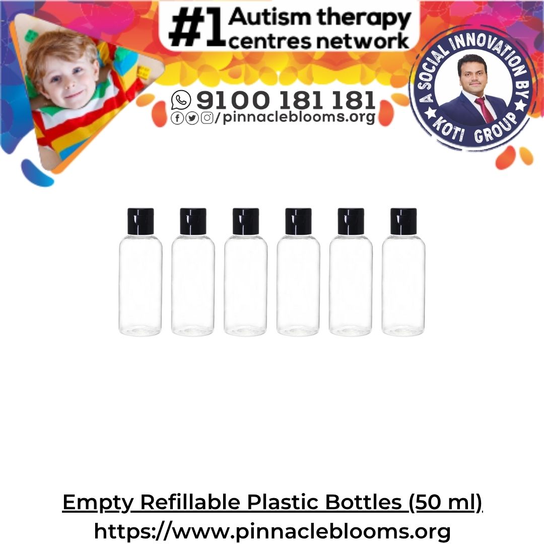 Empty Refillable Plastic Bottles (50 ml)