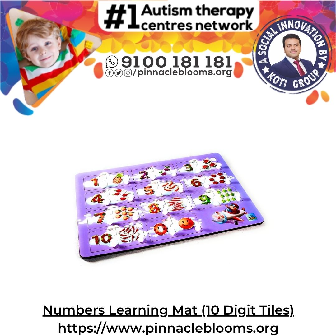 Numbers Learning Mat (10 Digit Tiles)