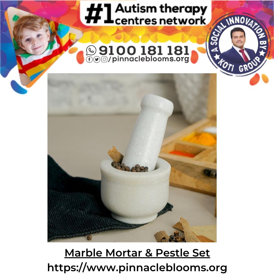 Marble Mortar & Pestle Set