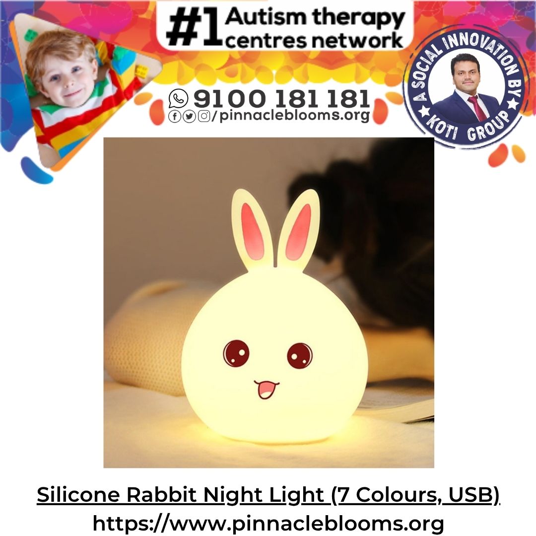 Silicone Rabbit Night Light (7 Colours, USB)