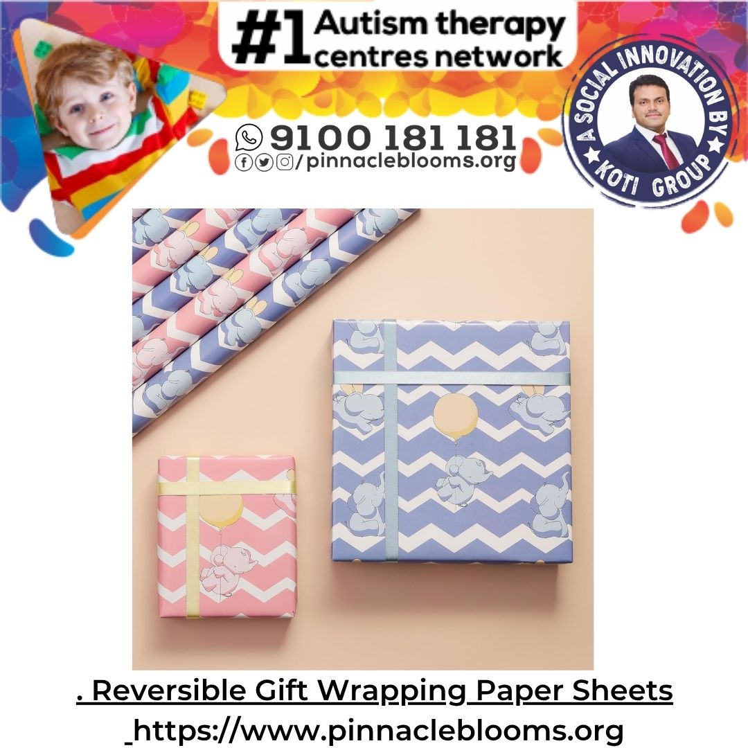 Reversible Gift Wrapping Paper Sheets