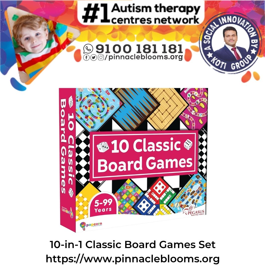 10-in-1 Classic Board Games Set
