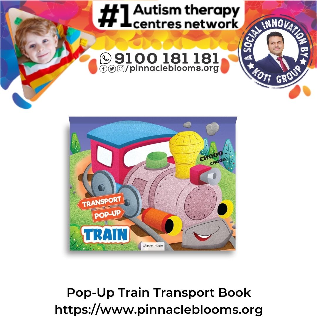 Pop-Up Train Transport Book
