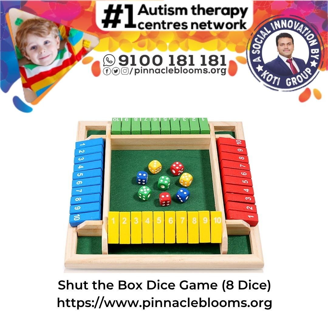 Shut the Box Dice Game (8 Dice)