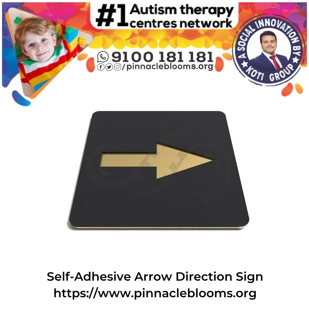 Self-Adhesive Arrow Direction Sign