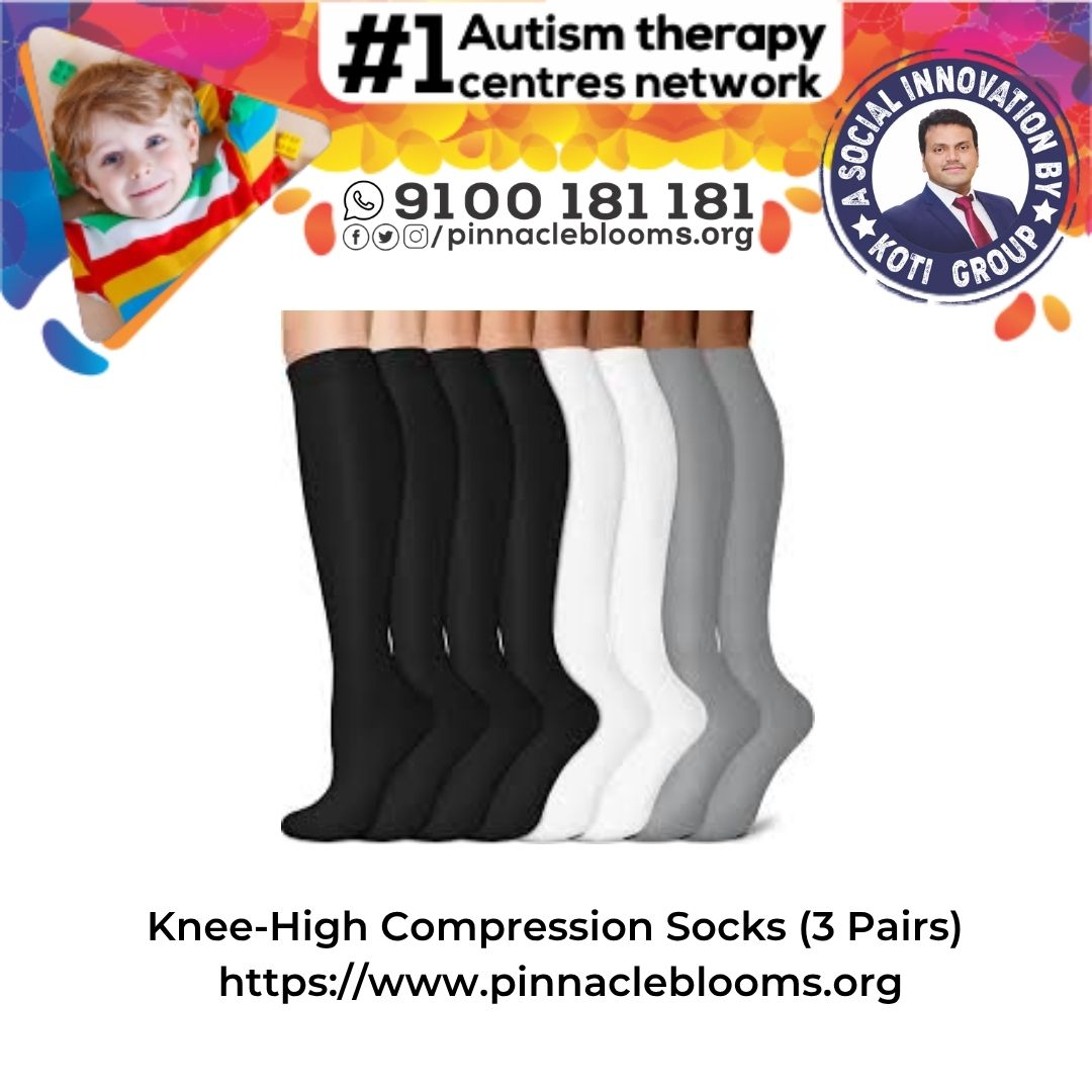 Knee-High Compression Socks (3 Pairs)