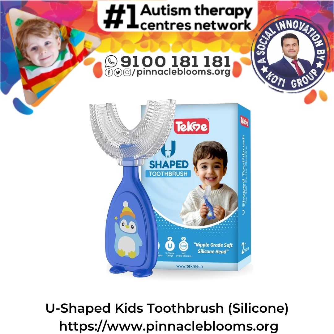 U-Shaped Kids Toothbrush (Silicone)