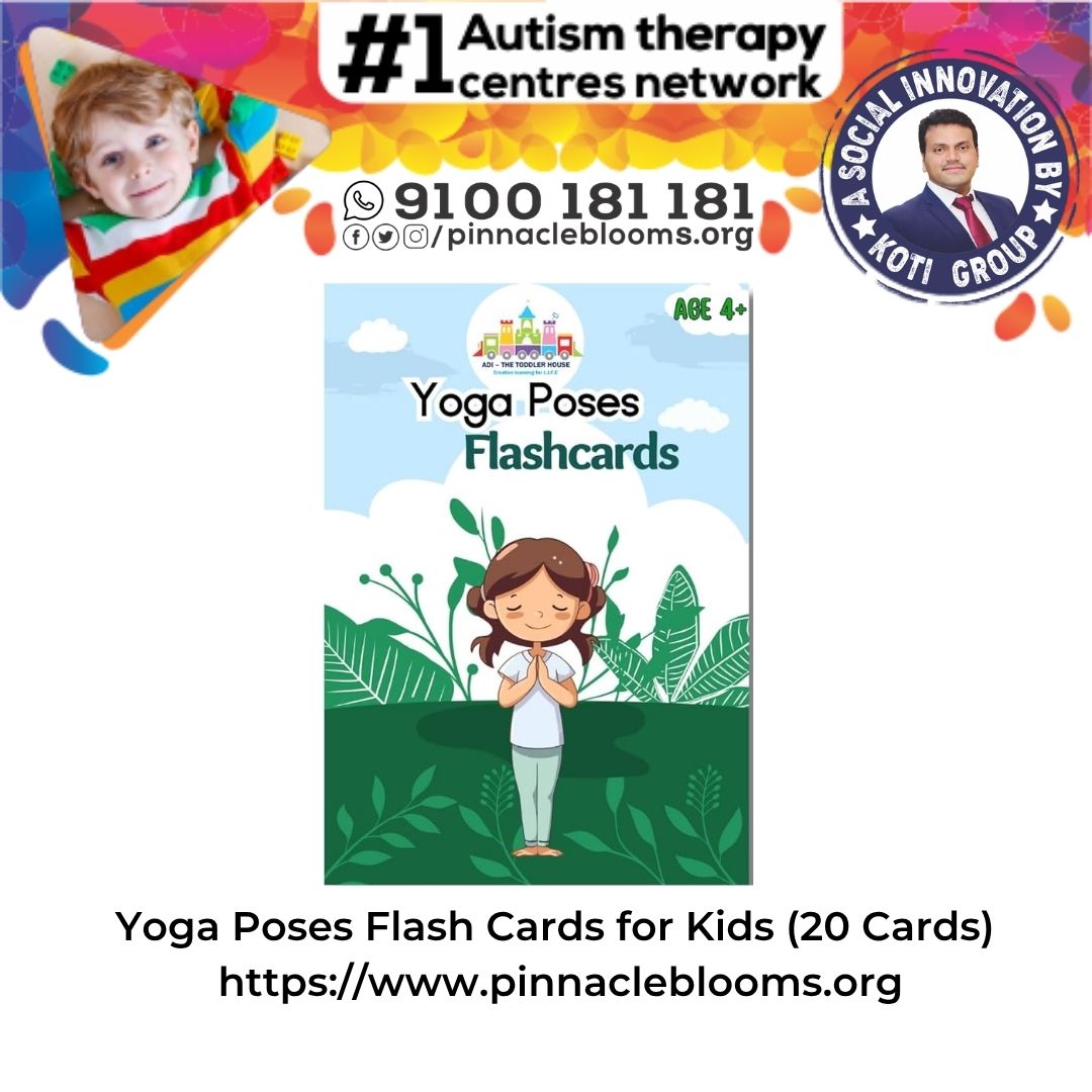 Yoga Poses Flash Cards for Kids (20 Cards)