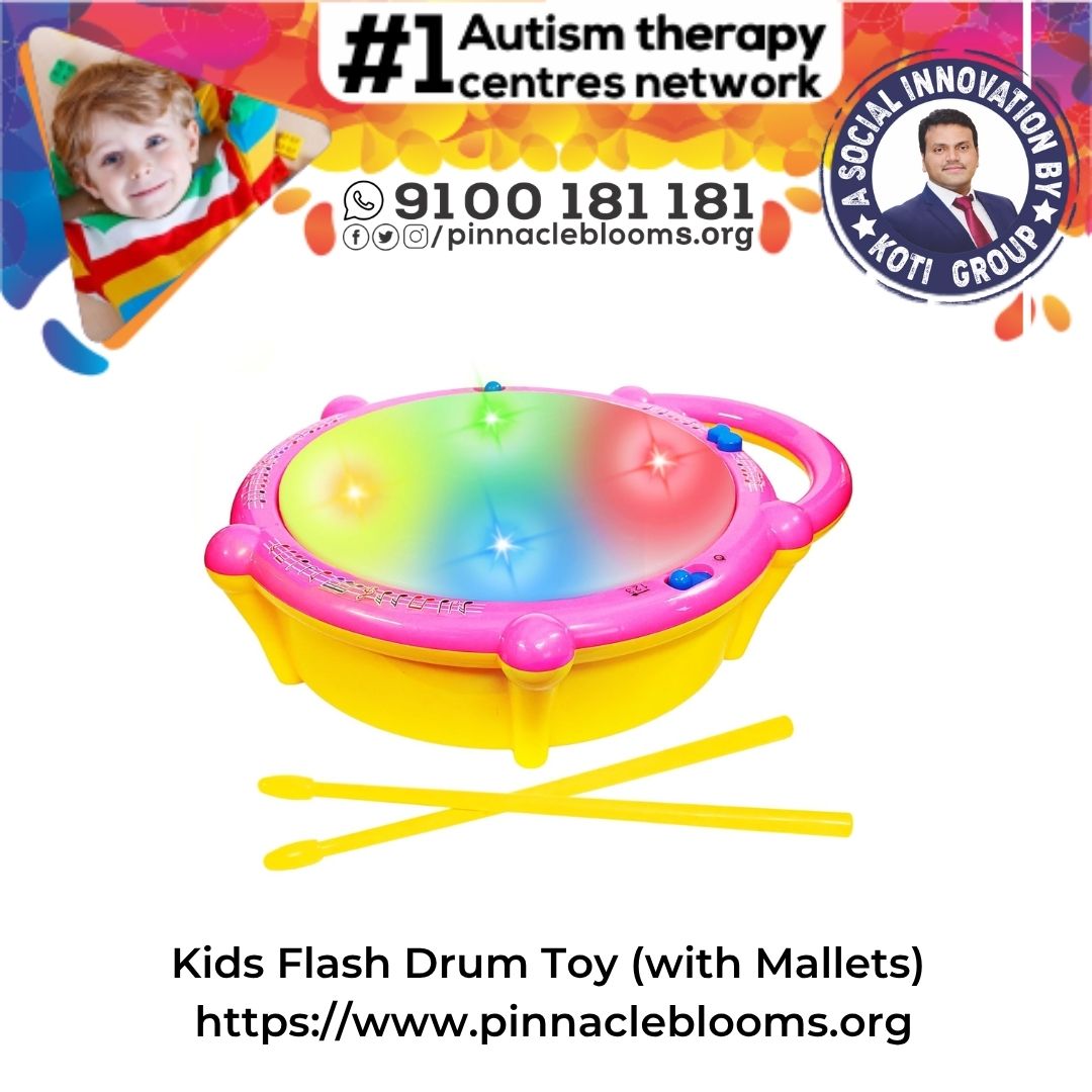 Kids Flash Drum Toy (with Mallets)