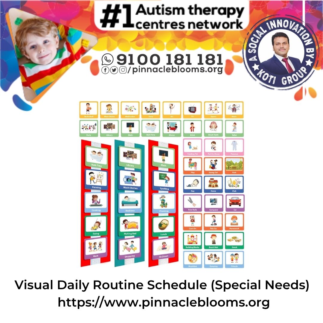 Visual Daily Routine Schedule (Special Needs)