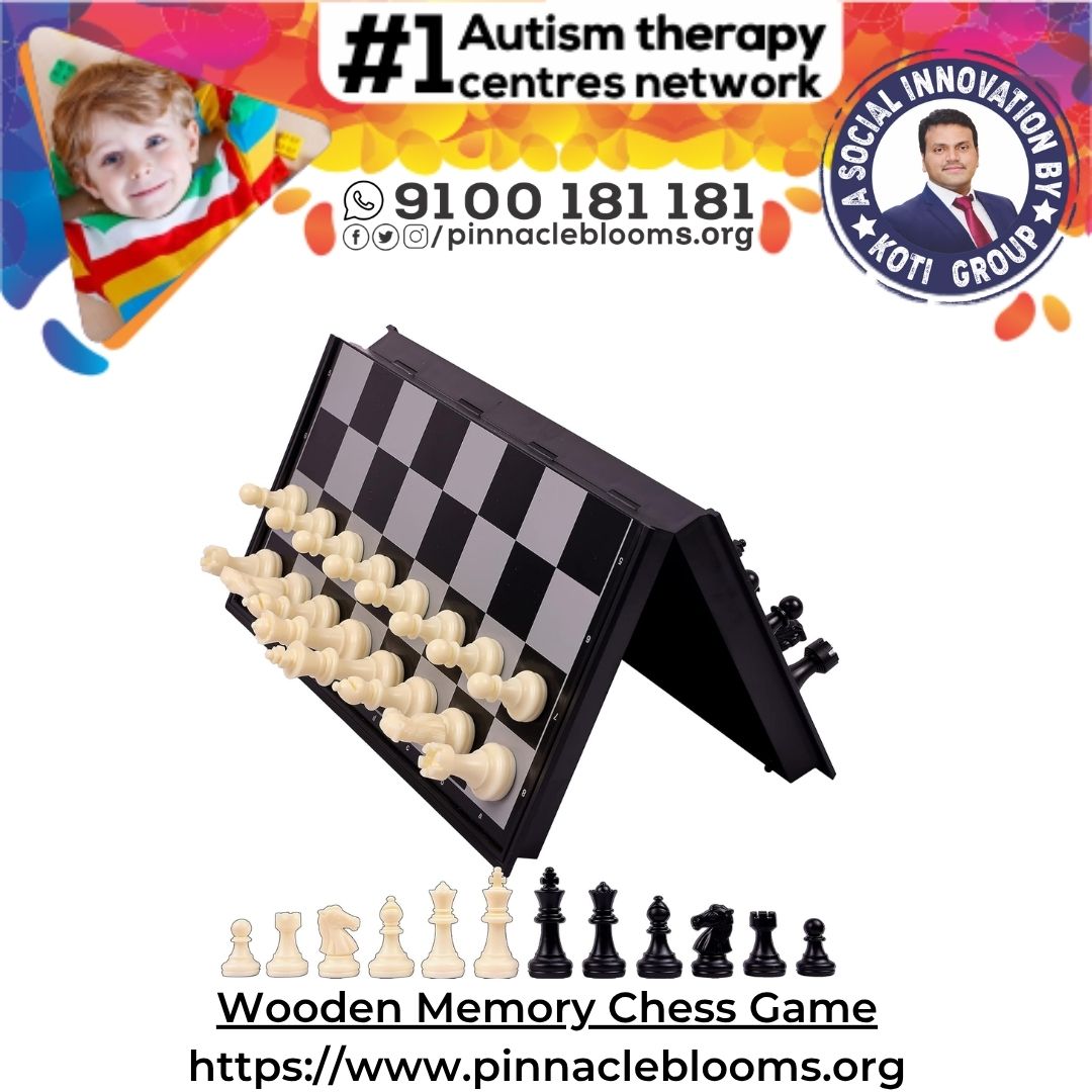 Wooden Memory Chess Game