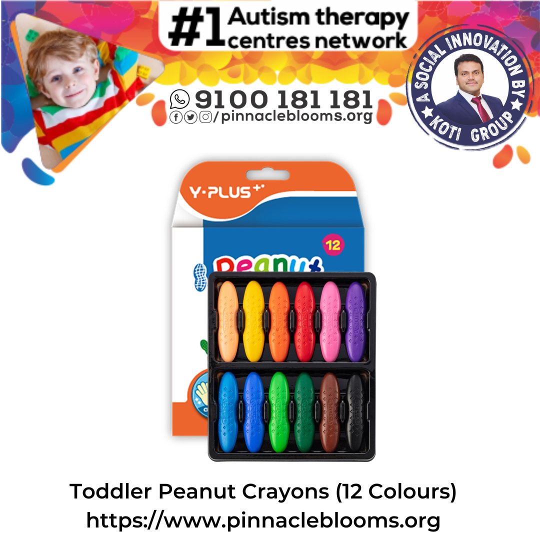 Toddler Peanut Crayons (12 Colours)