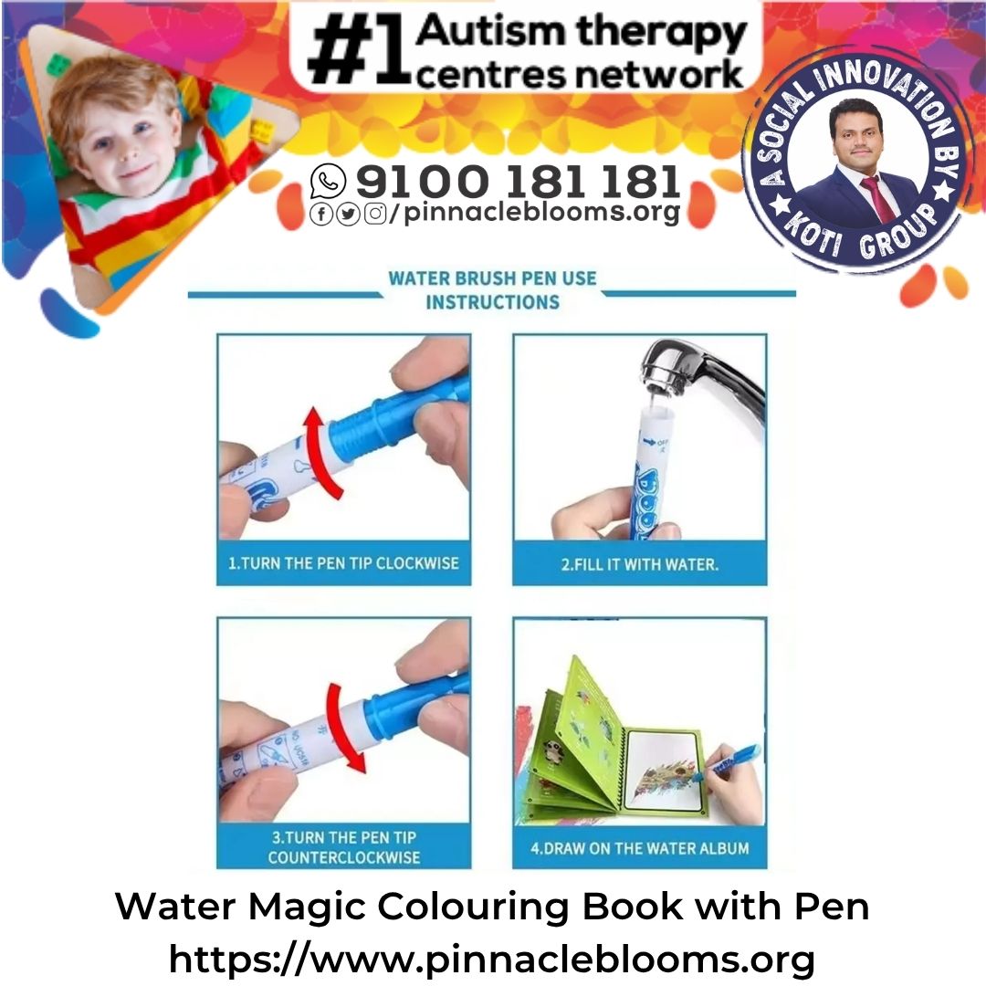 Water Magic Colouring Book with Pen