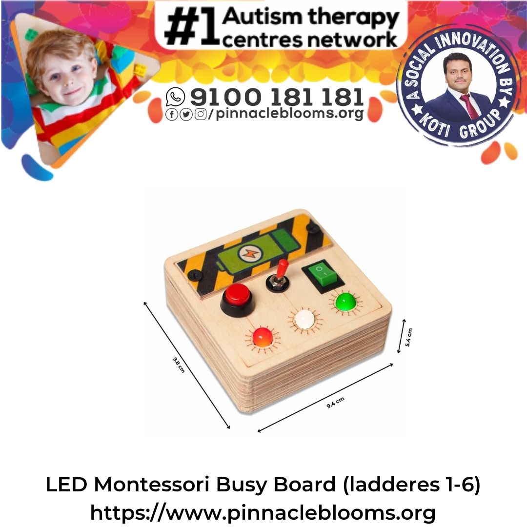 LED Montessori Busy Board (Ages 1-6)