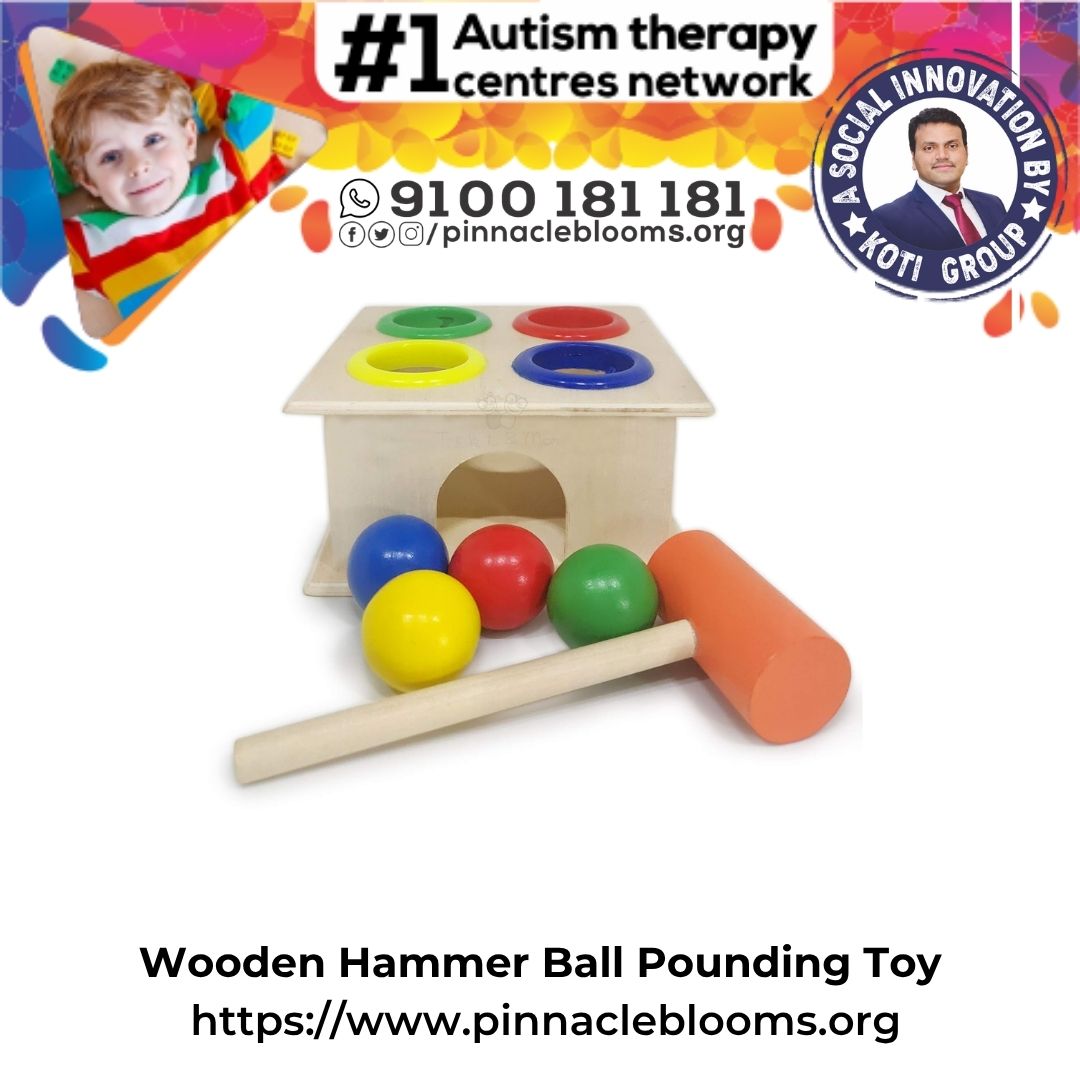 Wooden Hammer Ball Pounding Toy