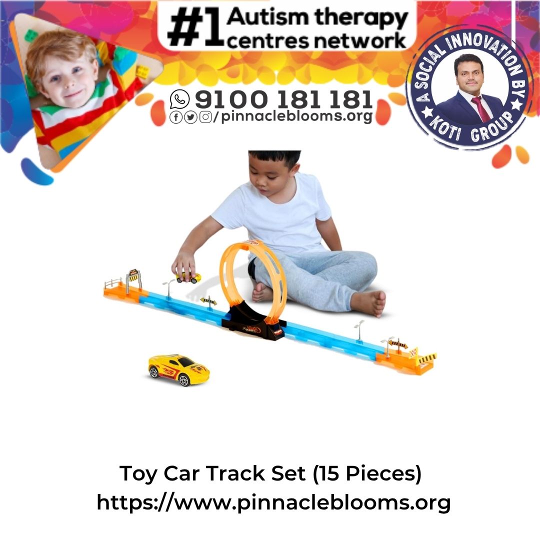 Toy Car Track Set (15 Pieces)