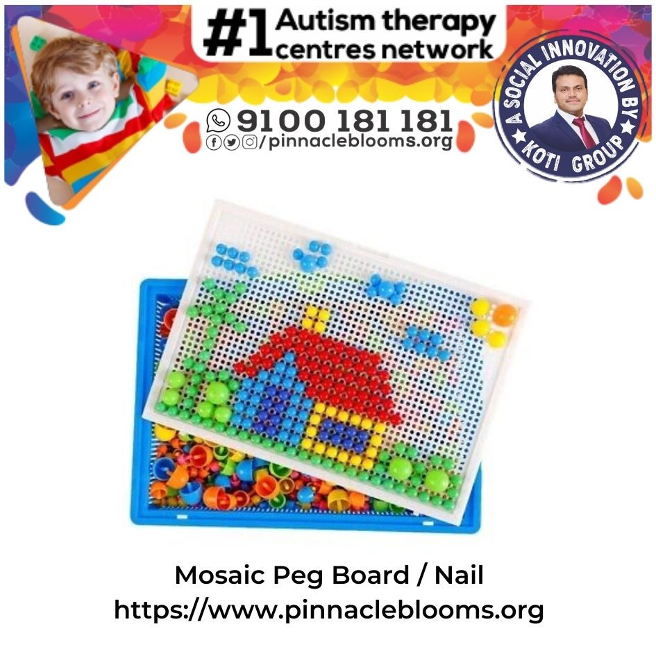 Transforming Lives with Mosaic Peg Board Therapy for Children with Autism