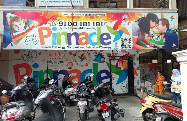 Building and Pinnacle signage at Begumpet.