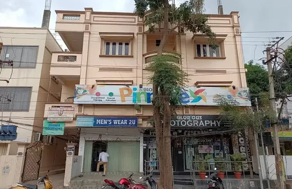 Building and Pinnacle signage at Kukatpally, Vivekananda Nagar.